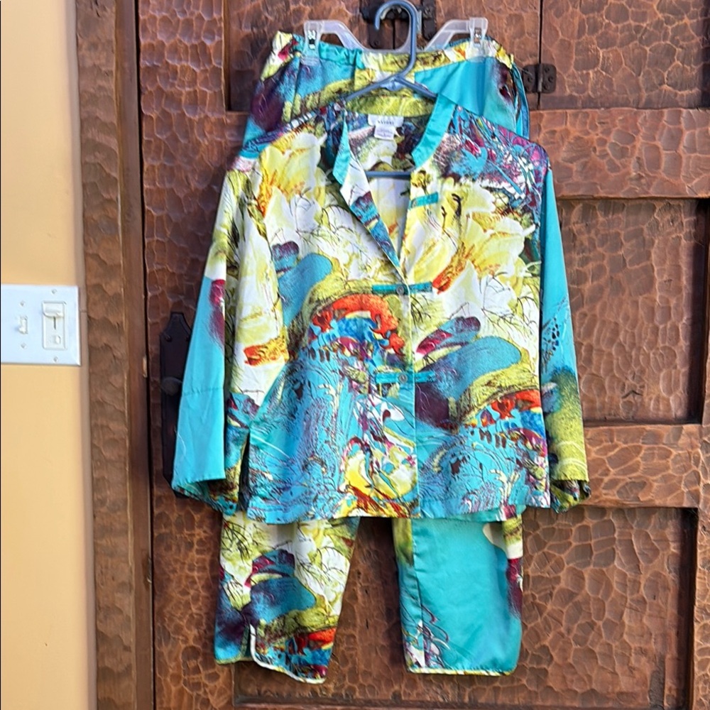 Natori Multicolor Floral pajama Set